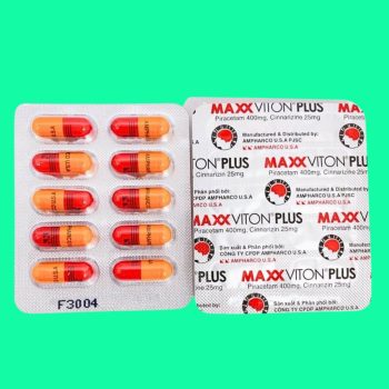 MaxxViton Plus 400mg/25mg 6 Thuốc MaxxViton Plus 400mg/25mg - điều trị rối loạn tiền đình