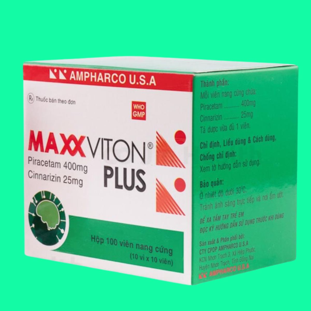 MaxxViton-Plus-400mg25mg-4 Thuốc MaxxViton Plus 400mg/25mg - điều trị rối loạn tiền đình
