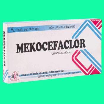 Thuốc Mekocefaclor 250mg Mekophar điều trị nhiễm khuẩn đường hô hấp