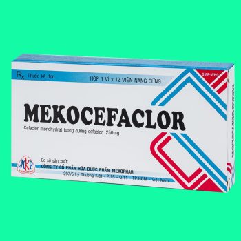 Thuốc Mekocefaclor 250mg Mekophar điều trị nhiễm khuẩn đường hô hấp