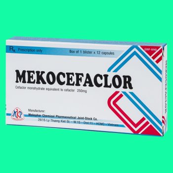 Thuốc Mekocefaclor 250mg Mekophar điều trị nhiễm khuẩn đường hô hấp
