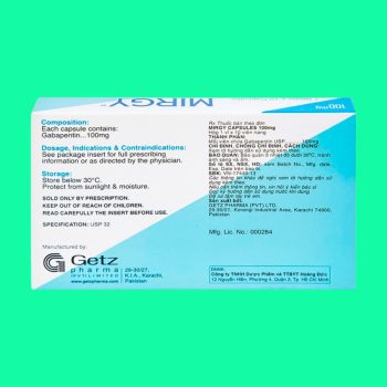 Mirgy capsules 100mg