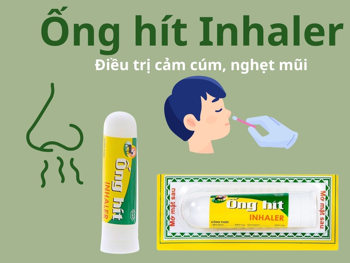 Ống hít Inhaler Pharmedic 10 Ống hít Inhaler Pharmedic