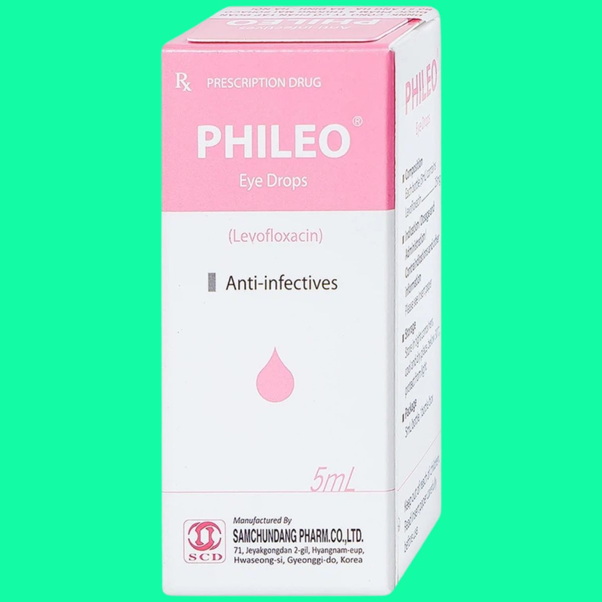 Phileo-5 Thuốc nhỏ mắt Phileo điều trị viêm mi mắt, viêm bờ mi, viêm tuyến lệ