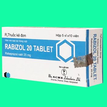 Rabizol 20 Tablet 5 Thuốc Rabizol 20 Tablet điều trị loét dạ dày tá tràng đang tiến triển
