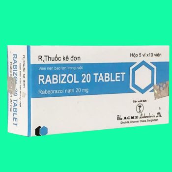 Rabizol 20 Tablet 4 Thuốc Rabizol 20 Tablet điều trị loét dạ dày tá tràng đang tiến triển