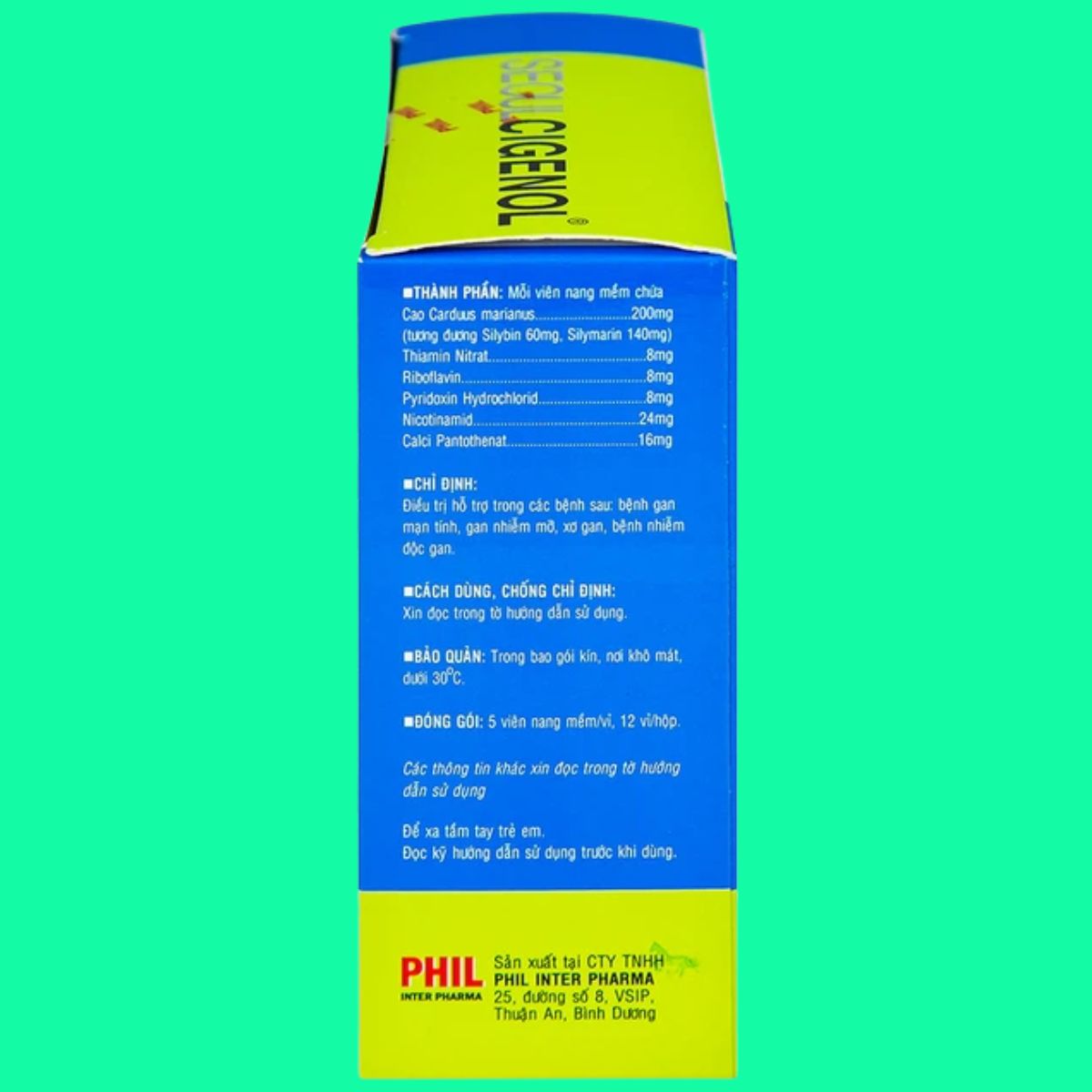 Seoul-Cigenol-4 Thuốc Seoul Cigenol giúp hỗ trợ điều trị các bệnh về gan