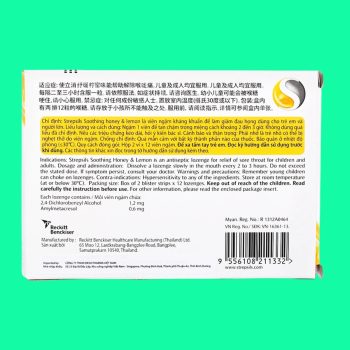 Strepsils Soothing Honey & Lemon 4 Strepsils Soothing Honey & Lemon