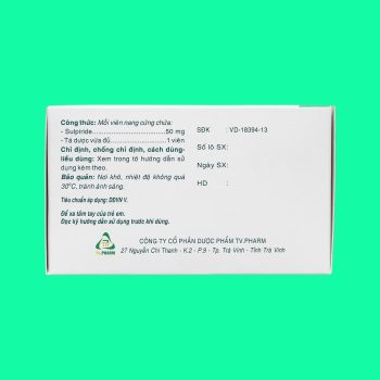TV. Sulpiride 50mg 4 TV. Sulpiride 50mg