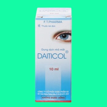 Thuốc nhỏ mắt Daiticol 2 Thuốc nhỏ mắt Daiticol