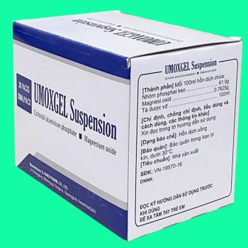Umoxgel Suspension 3 Thuốc Umoxgel Suspension điều trị viêm dạ dày, loét dạ dày - tá tràng