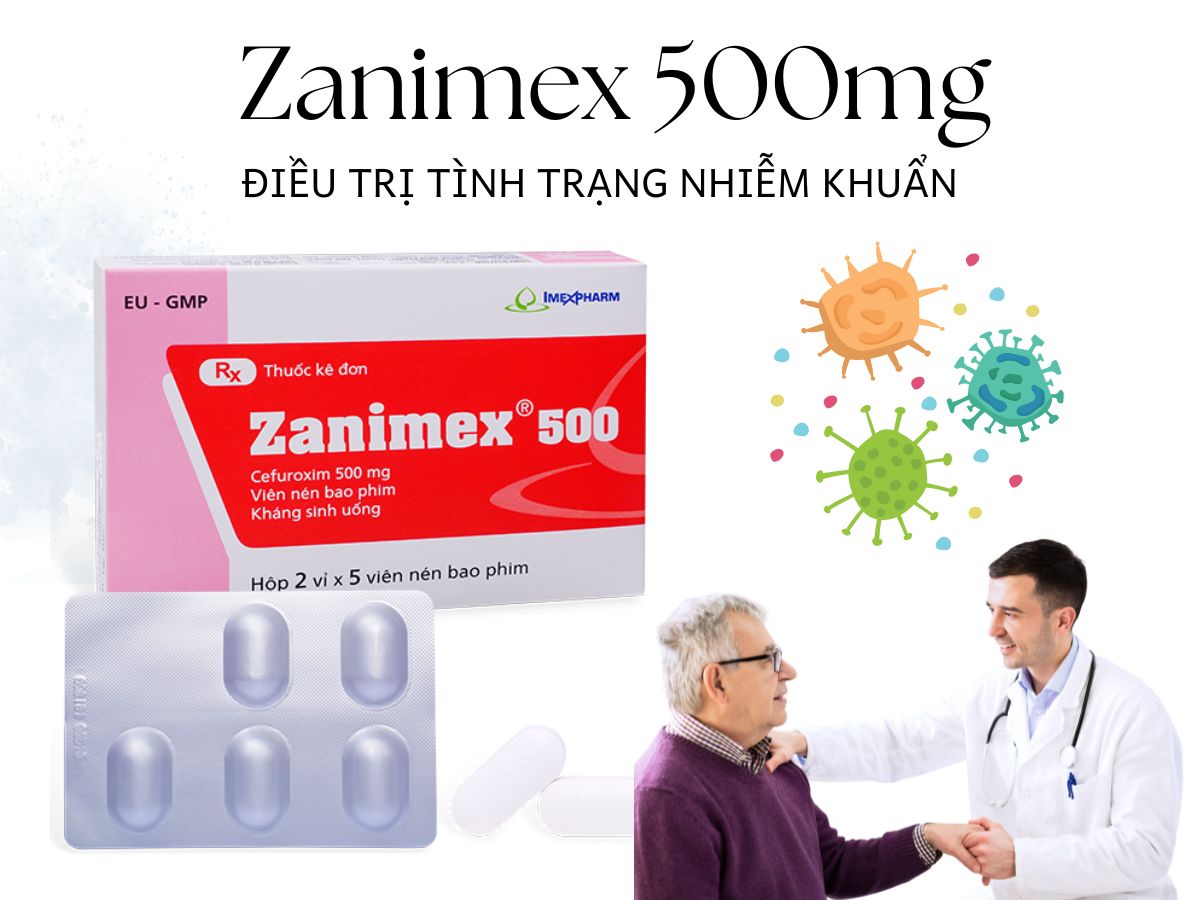 Thuốc Zanimex 500mg – Thuốc kháng sinh điều trị nhiễm khuẩn