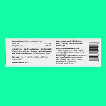 Agiclovir 400 4 Agiclovir 400