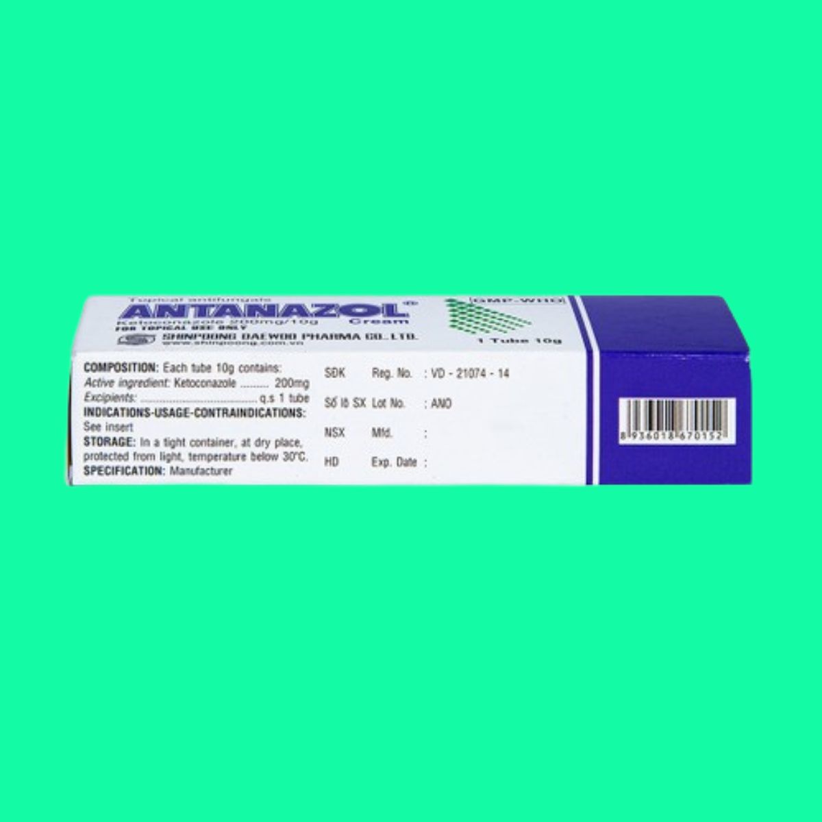 Antanazol 2% (7) Antanazol 2%
