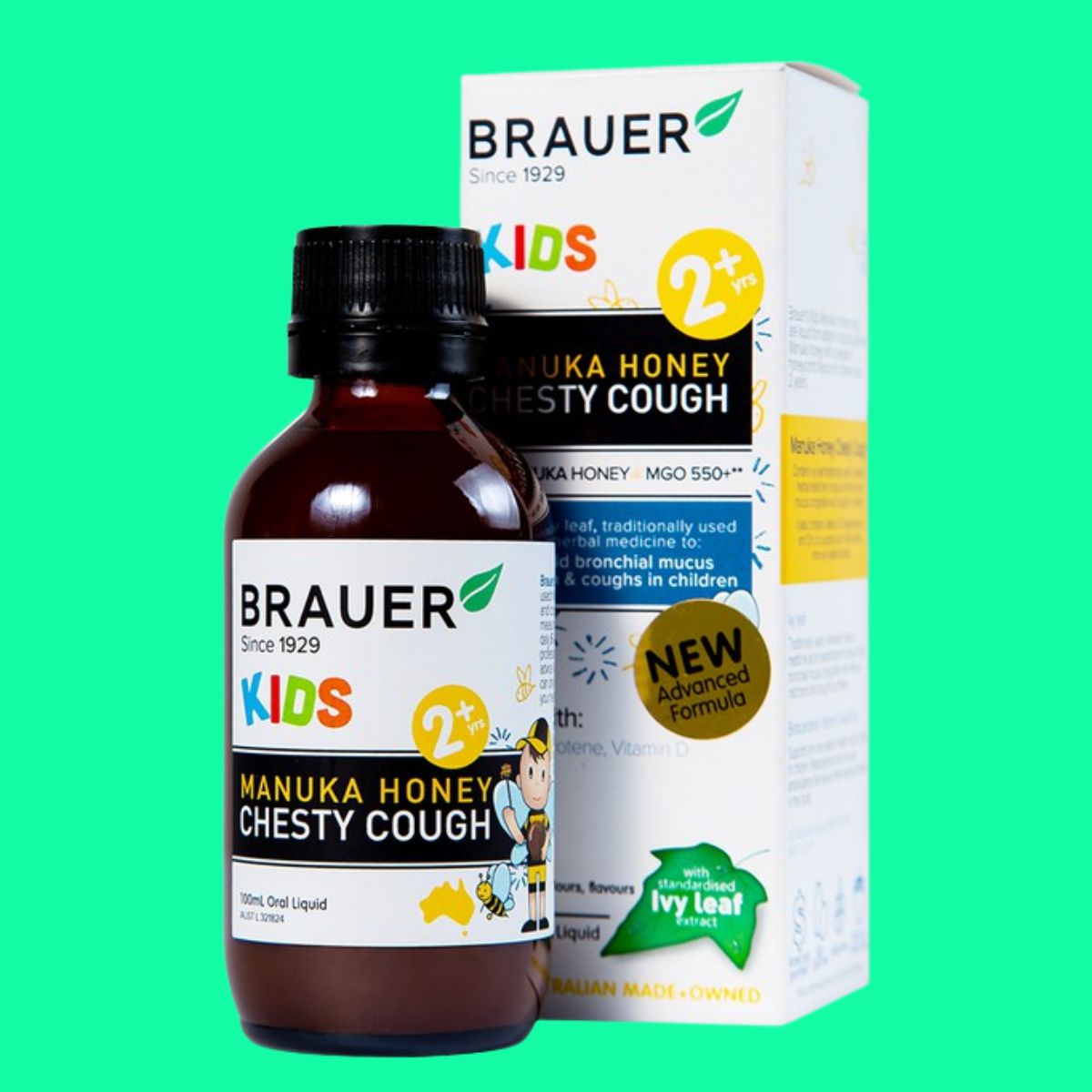 BRAUER Kids Manuka Honey Chesty Cough BRAUER Kids Manuka Honey Chesty Cough