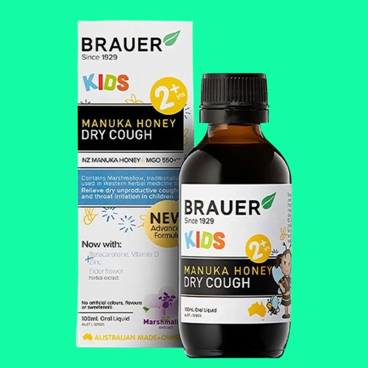 BRAUER Kids Manuka Honey Chesty Cough (2) BRAUER Kids Manuka Honey Chesty Cough