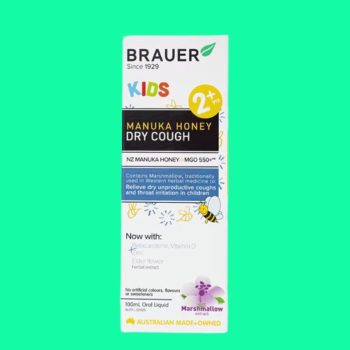 BRAUER Kids Manuka Honey Chesty Cough 3 BRAUER Kids Manuka Honey Chesty Cough