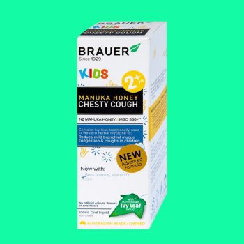 BRAUER Kids Manuka Honey Chesty Cough 5 BRAUER Kids Manuka Honey Chesty Cough