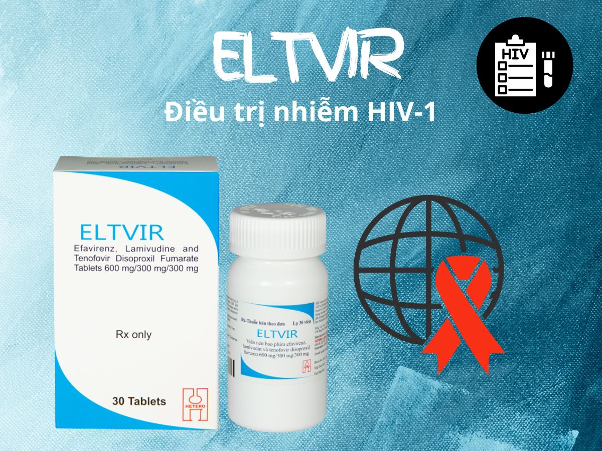 Thuốc Eltvir – Điều trị nhiễm HIV-1 cho người lớn trên 18 tuổi