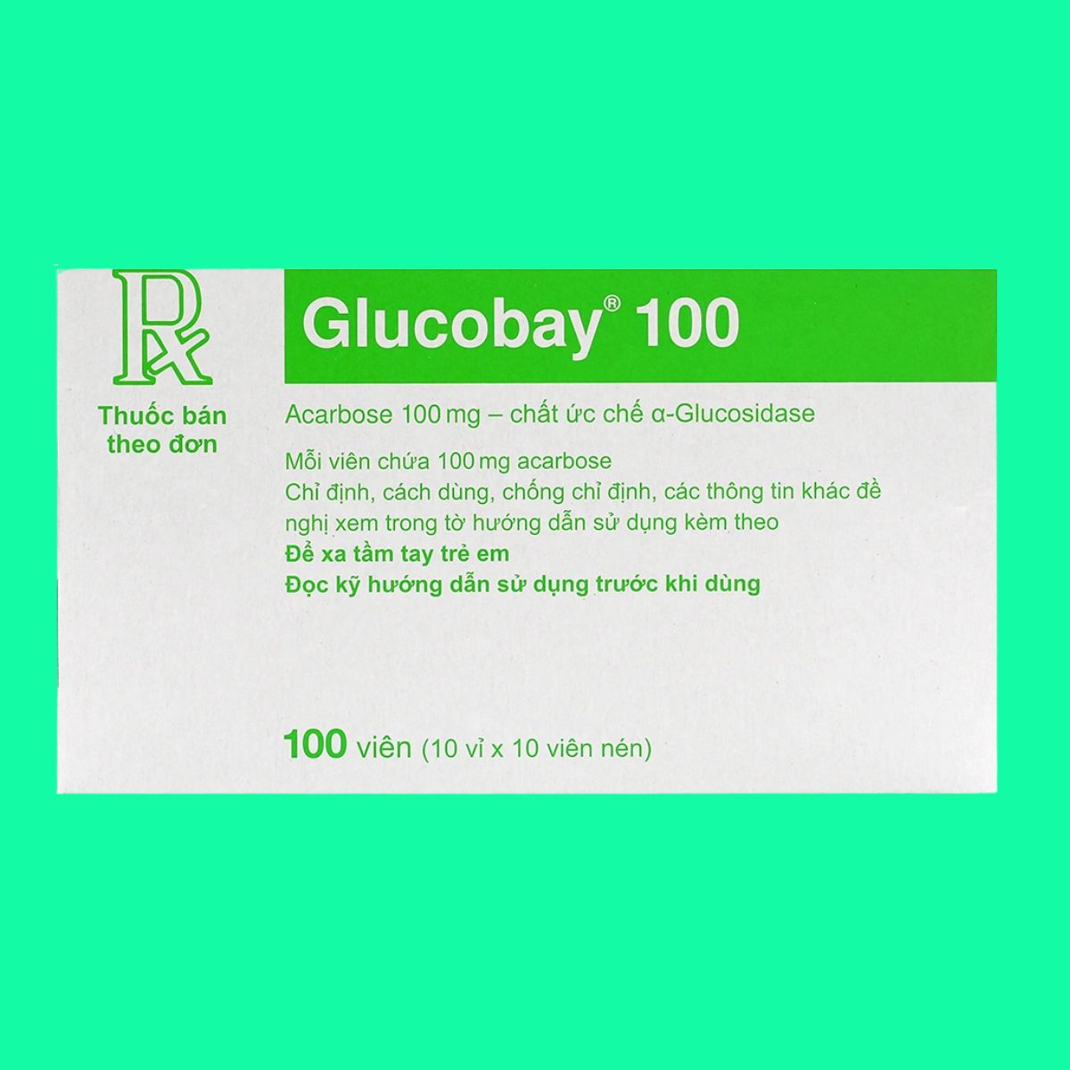 Glucobay 100mg (1) Glucobay 100mg