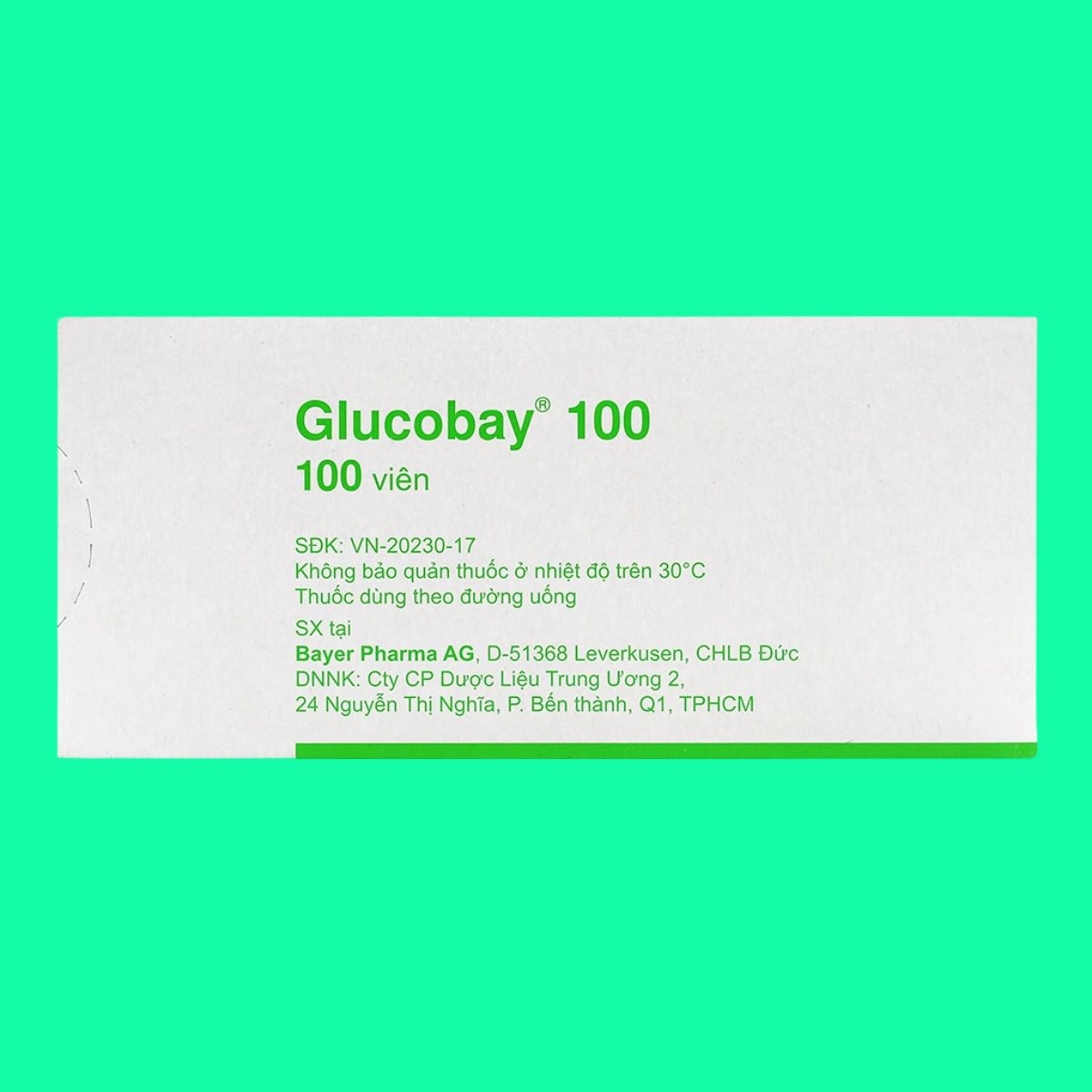 Glucobay 100mg (4) Glucobay 100mg