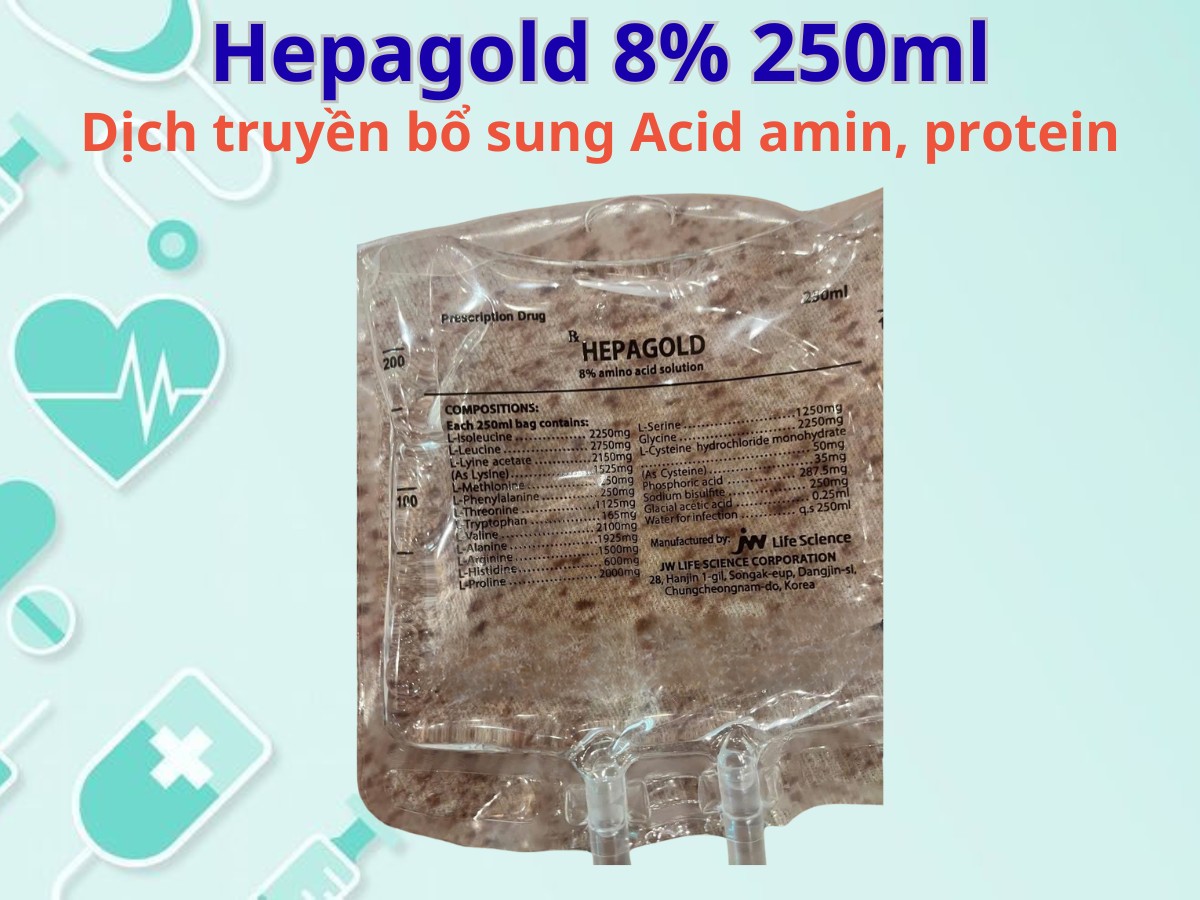 Dịch truyền bổ sung Acid amin, protein