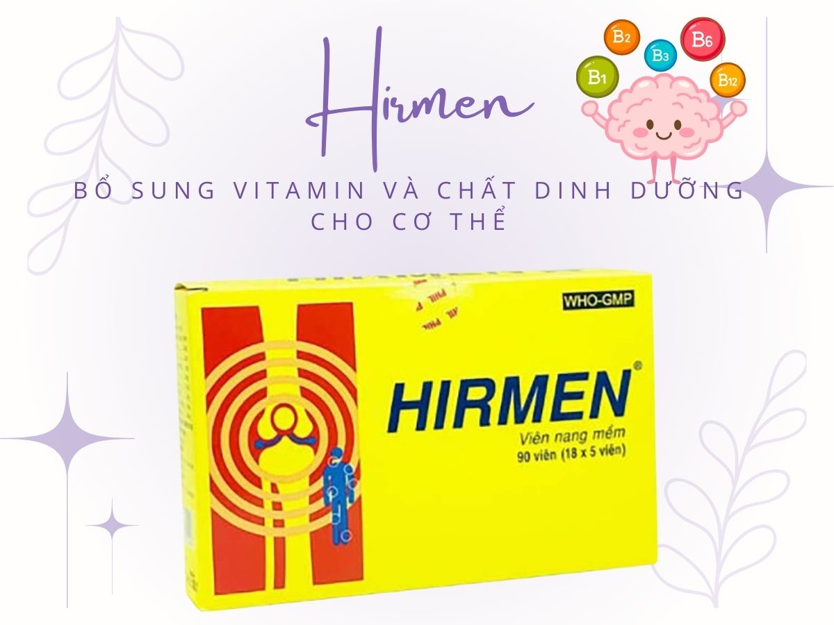 Hirmen 9 Thuốc Hirmen điều trị tình trạng viêm đa dây thần kinh