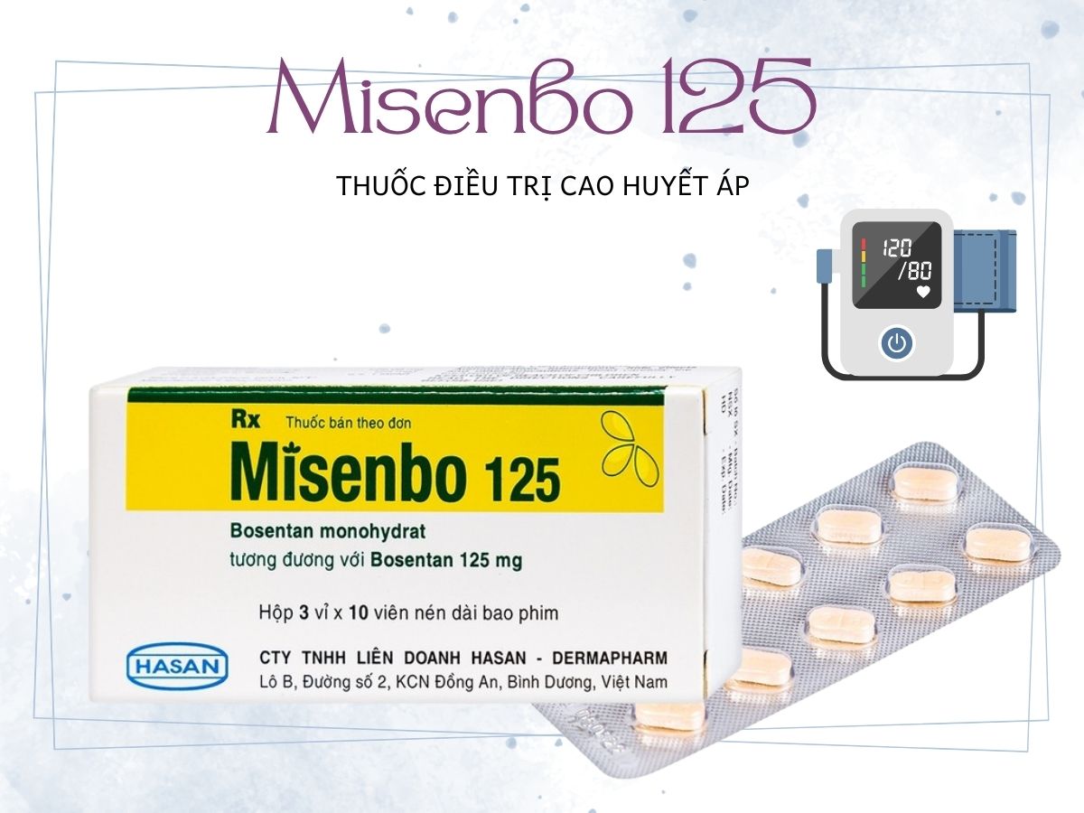 Misenbo 125 11 Thuốc Misenbo 125 điều trị tăng huyết áp động mạch phổi
