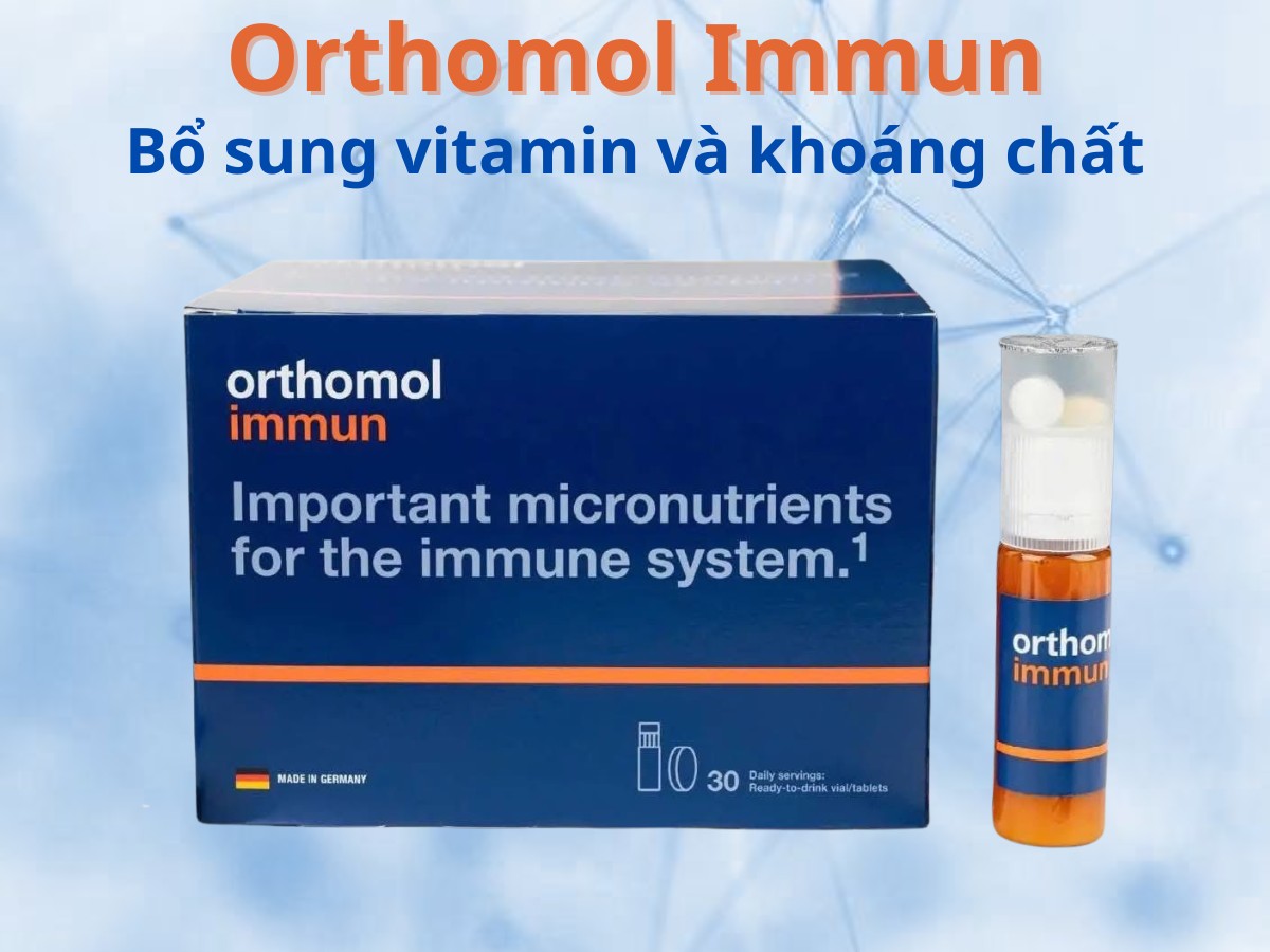 Orthomol Immun 7 Orthomol Immun bổ sung vitamin và khoáng chất