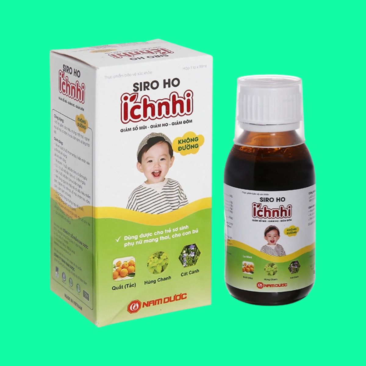 Siro ho Ích Nhi không đường (1) Siro ho Ích Nhi không đường