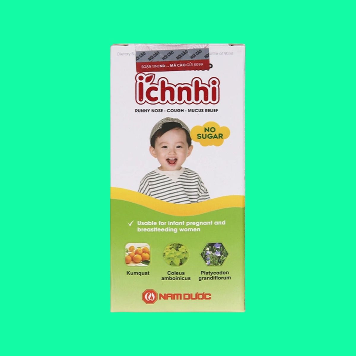 Siro ho Ích Nhi không đường (3) Siro ho Ích Nhi không đường