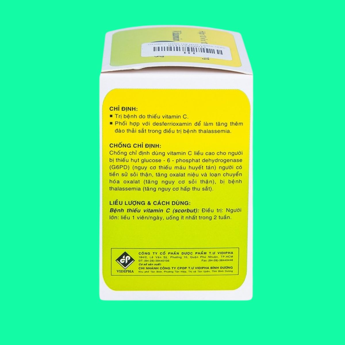 Vitamin C 500mg Vidipha (3) Vitamin C 500mg Vidipha