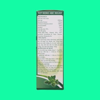 Xịt Họng Abc Relief 5 Xịt Họng Abc Relief