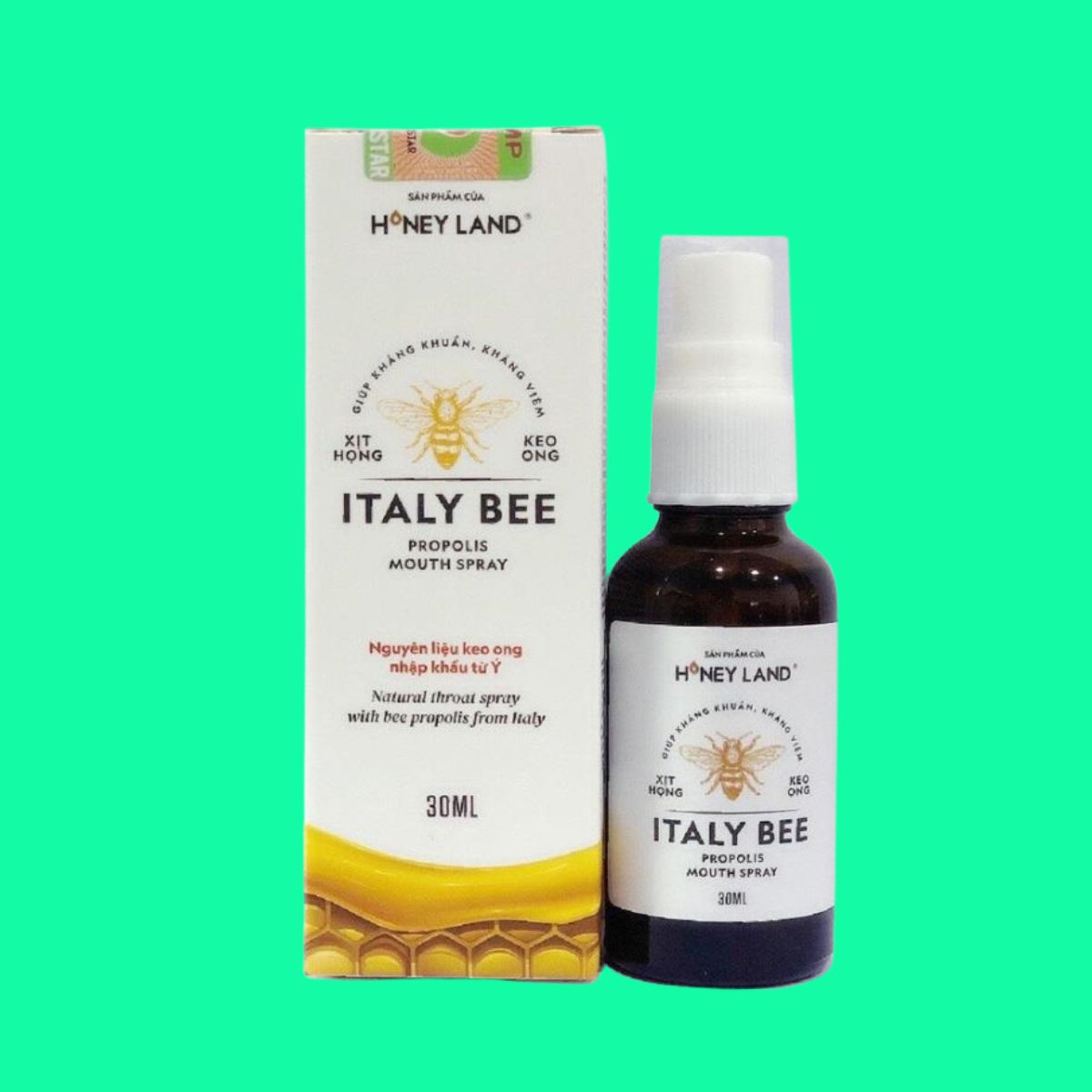 Xịt Họng Keo Ong Italy Bee (1) Xịt Họng Keo Ong Italy Bee