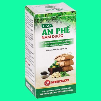 Cao An Phế Nam Dược 100ml giúp bổ phế, giúp giảm đờm và giảm ho