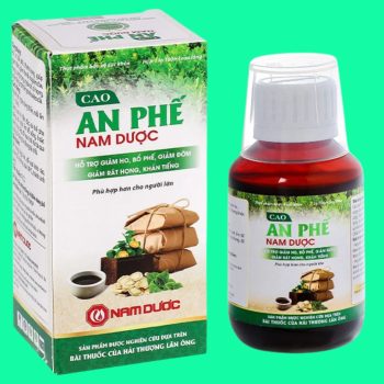 Cao An Phế Nam Dược 100ml giúp bổ phế, giúp giảm đờm và giảm ho