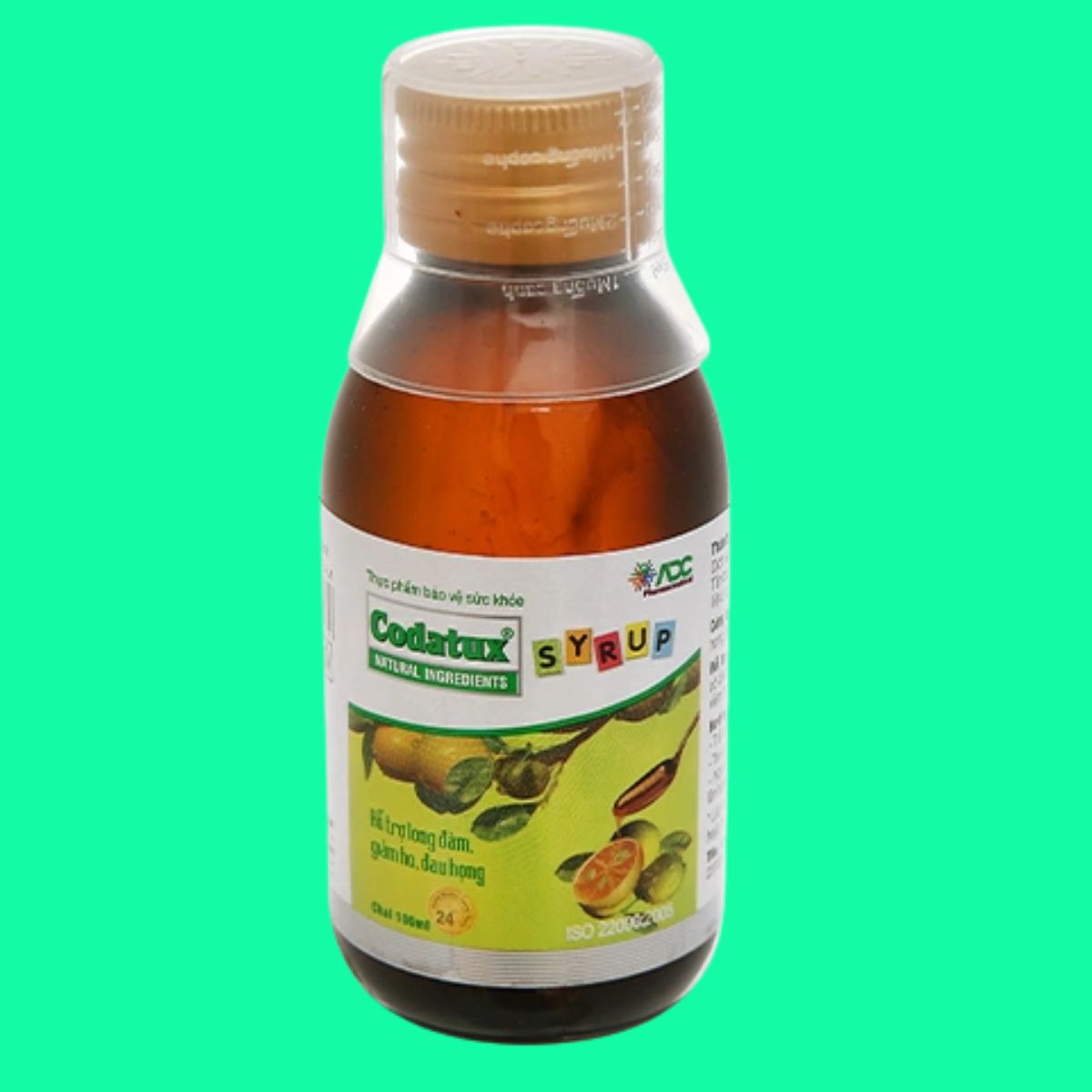 codatux-1 Codatux Syrup 100ml giúp giảm ho, dịu cảm giác đau rát cổ họng