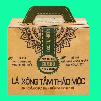 Lá Xông Thảo Mộc Mệ Đoan 4 Lá Xông Thảo Mộc Mệ Đoan giúp làm giảm nhanh các biểu hiện cảm