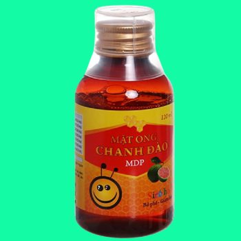 Mật Ong Chanh Đào MDP 120ml 6 Mật Ong Chanh Đào MDP 120ml giúp bổ phế, giảm ho, làm ấm hệ hô hấp