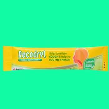 Siro Ho Recodryl giúp hỗ trợ giảm ho và làm dịu cổ họng