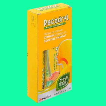 Siro Ho Recodryl giúp hỗ trợ giảm ho và làm dịu cổ họng