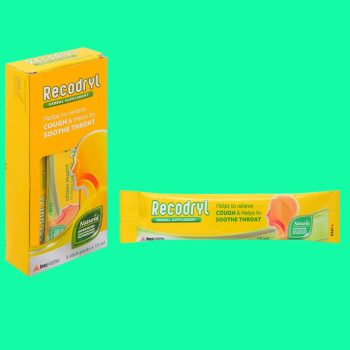 Siro Ho Recodryl giúp hỗ trợ giảm ho và làm dịu cổ họng