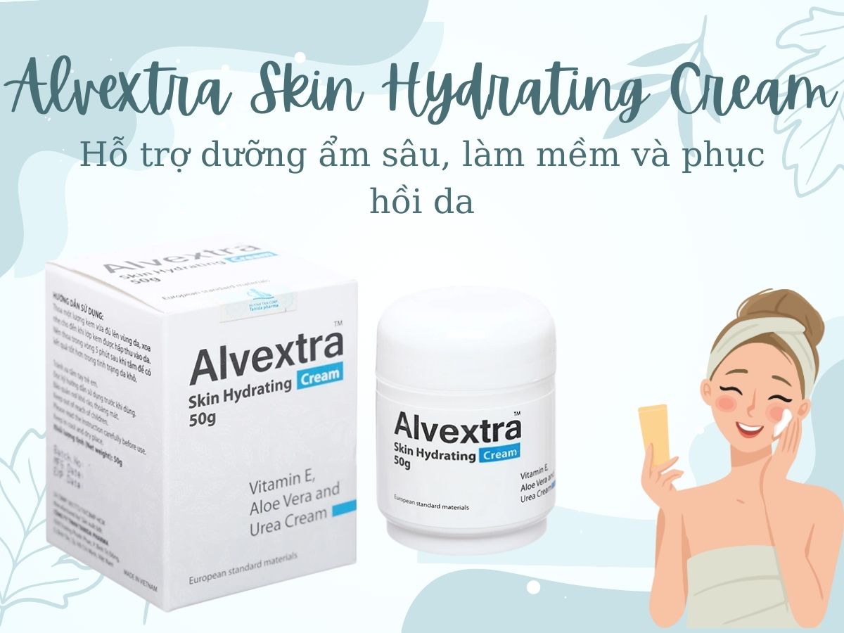 Alvextra Skin Hydrating Cream 12 Alvextra Skin Hydrating Cream hỗ trợ dưỡng ẩm và tái tạo da