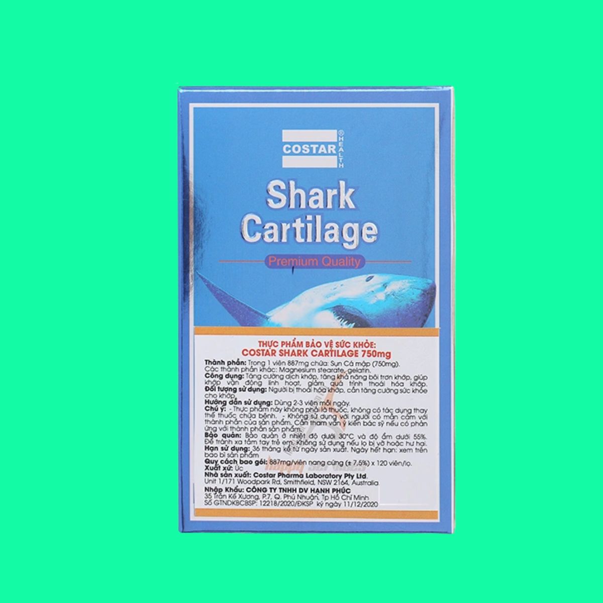 Costar Shark Cartilage 750mg (3) Costar Shark Cartilage 750mg