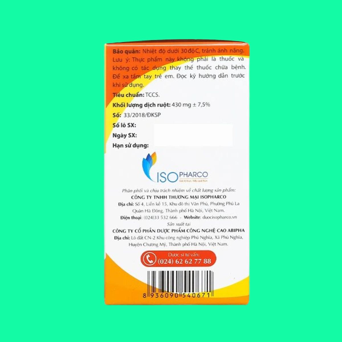 Dầu Gấc Isopharco (5) Dầu Gấc Isopharco