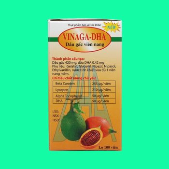Dầu gấc viên nang Vinaga – DHA