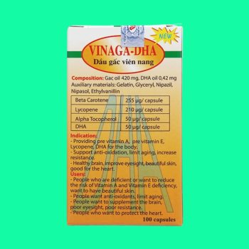Dầu gấc viên nang Vinaga – DHA
