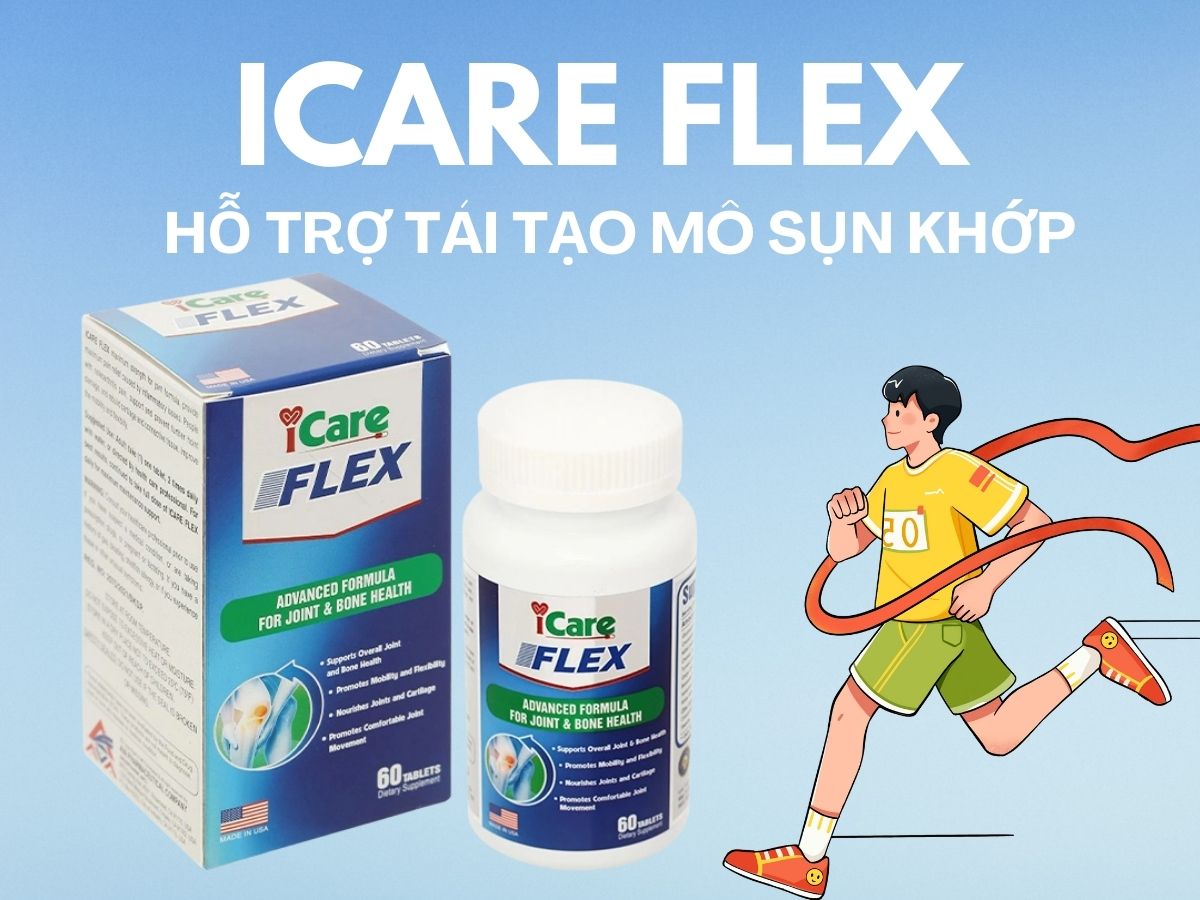 Icare Flex 11 Icare Flex – Hỗ trợ tăng tiết dịch khớp, giảm khô khớp, đau khớp