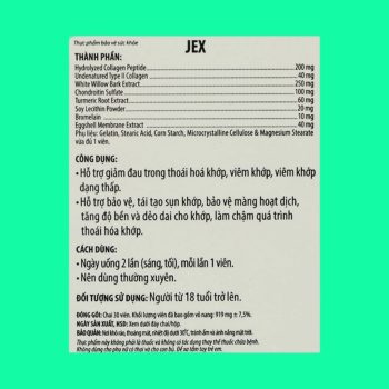 Jex Natural Joint Pain Relief
