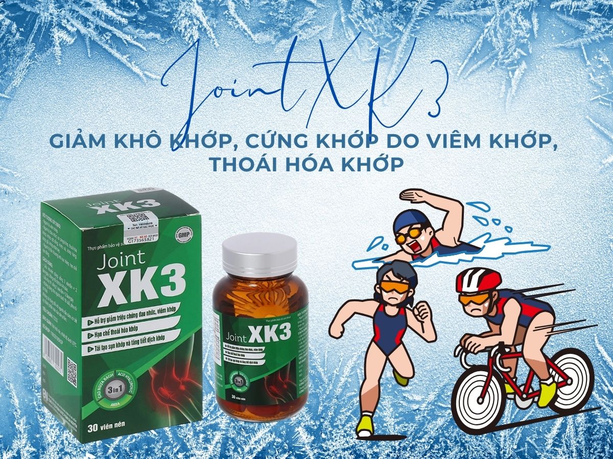 JointXK3 – Hỗ trợ bảo vệ khớp, hạn chế thoái hóa khớp